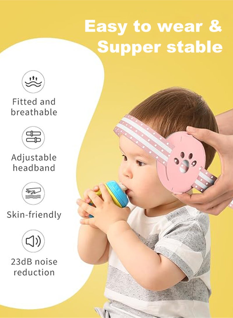 URbazaar Baby EarMuffs, Noise cancelling Headphones for Newborns, Infants & Toddlers (0-36 Months) | Hearing Protection for Sleeping, Travel, Concerts, Fireworks & Loud Noise Environments - Image 3